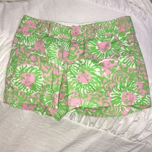 lily pulitzer callahan shorts. only worn once!!